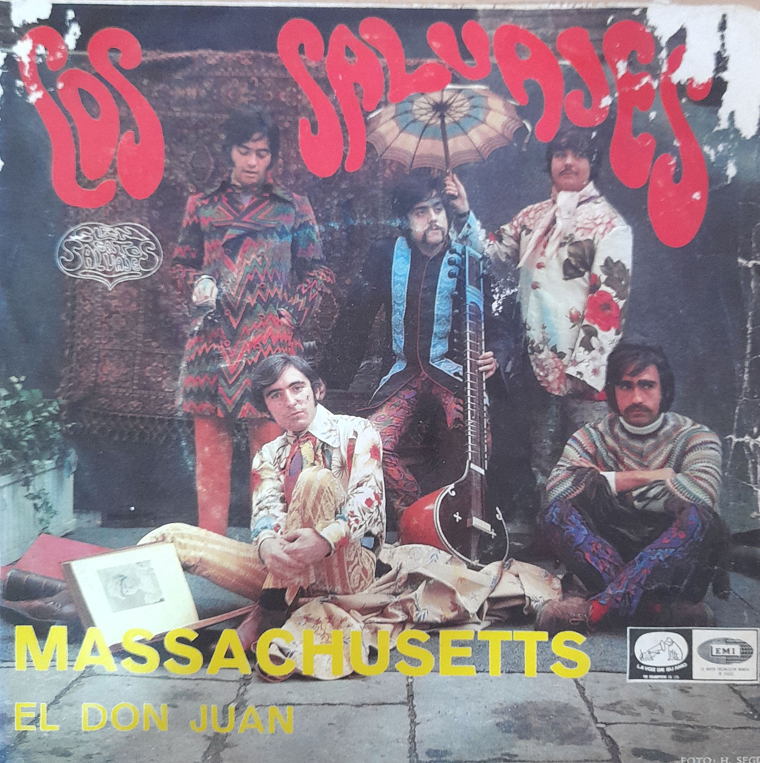 Los Salvajes: "Massachusetts / El Don Juan". 7" EP