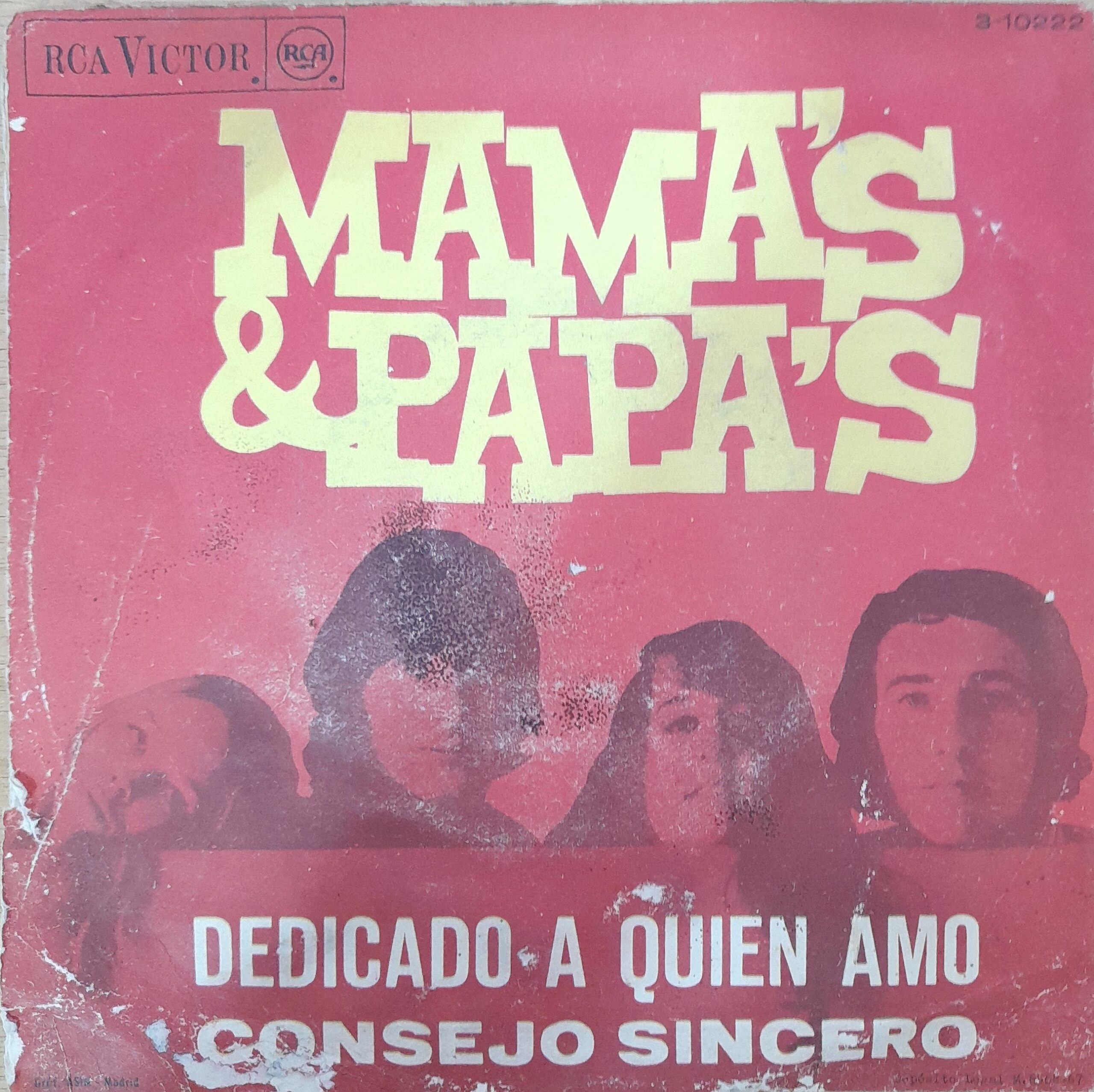 The Mamas & the Papas, "Dedicado A Quien Amo". 7" EP