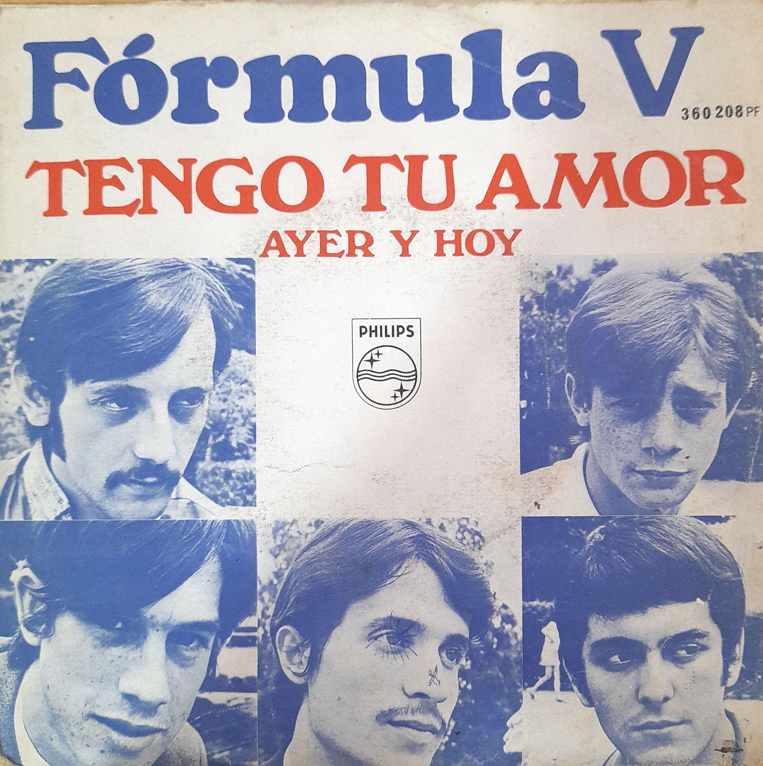Fórmula V, "Tengo Tu Amor". 7" EP