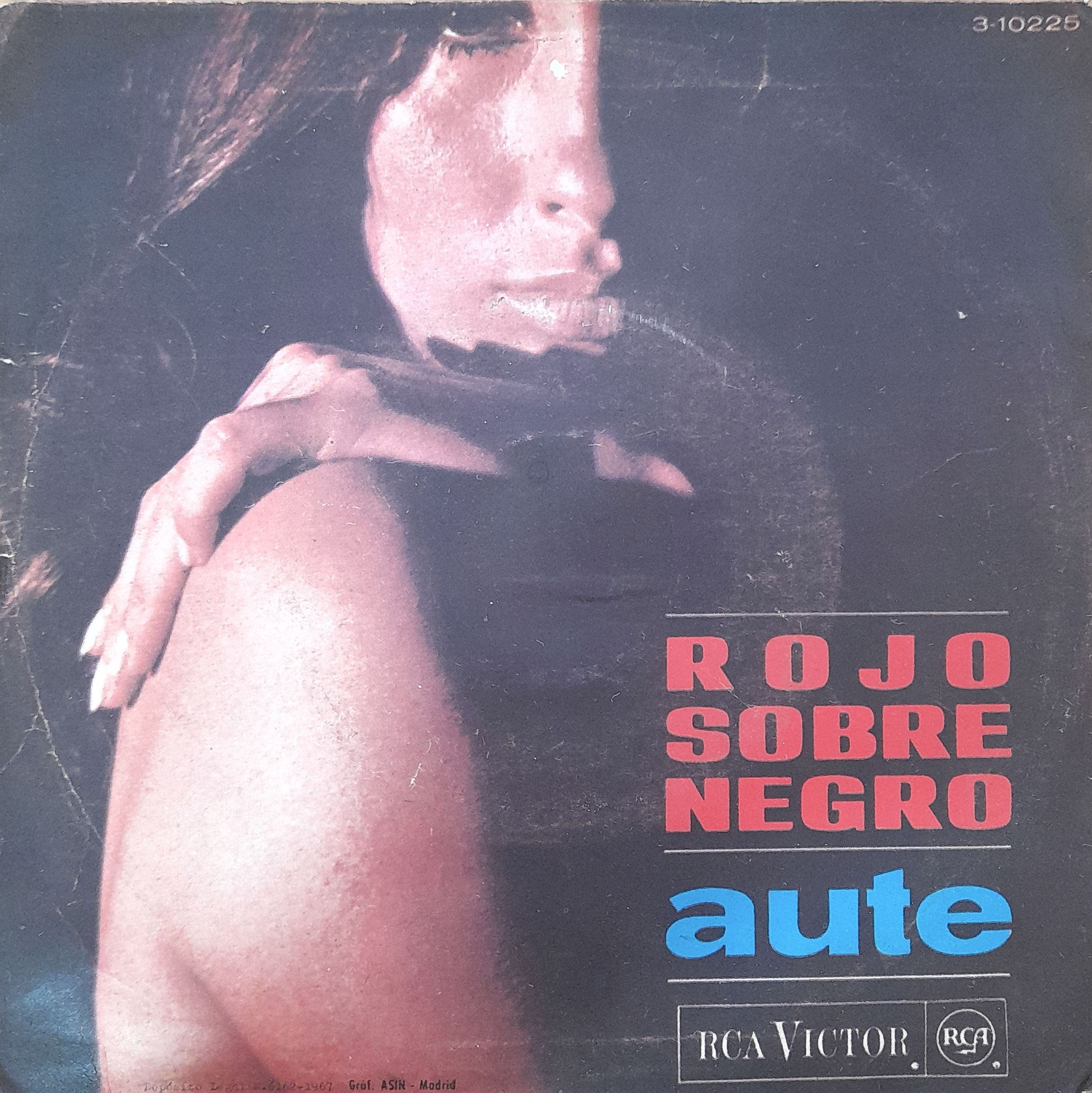 Luis Eduardo Aute:“Aleluya Nº 1 / Rojo Sobre Negro”. 7" EP - Imagen 2