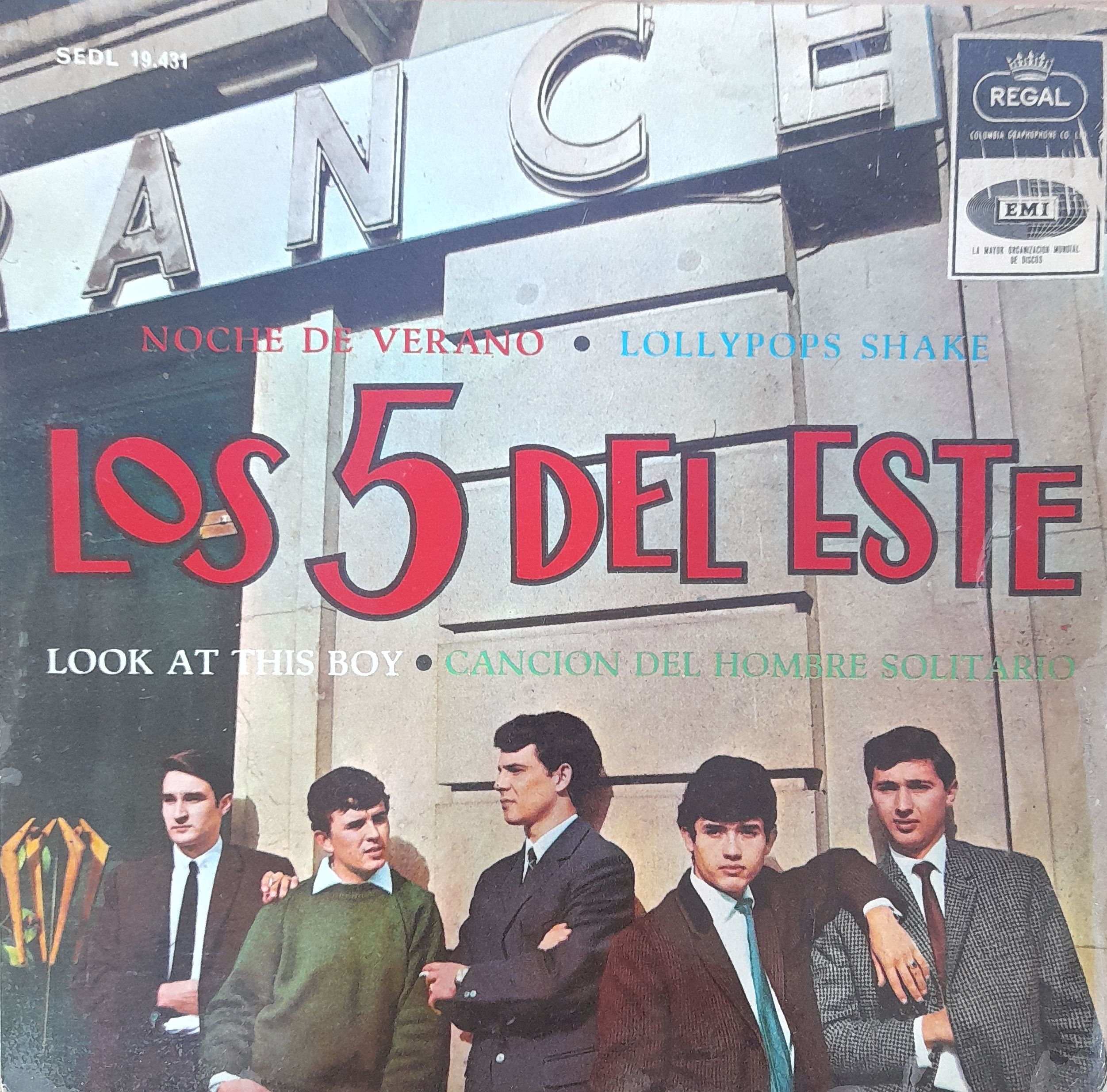 Los 5 Del Este: “Noche De Verano”. 7" EP