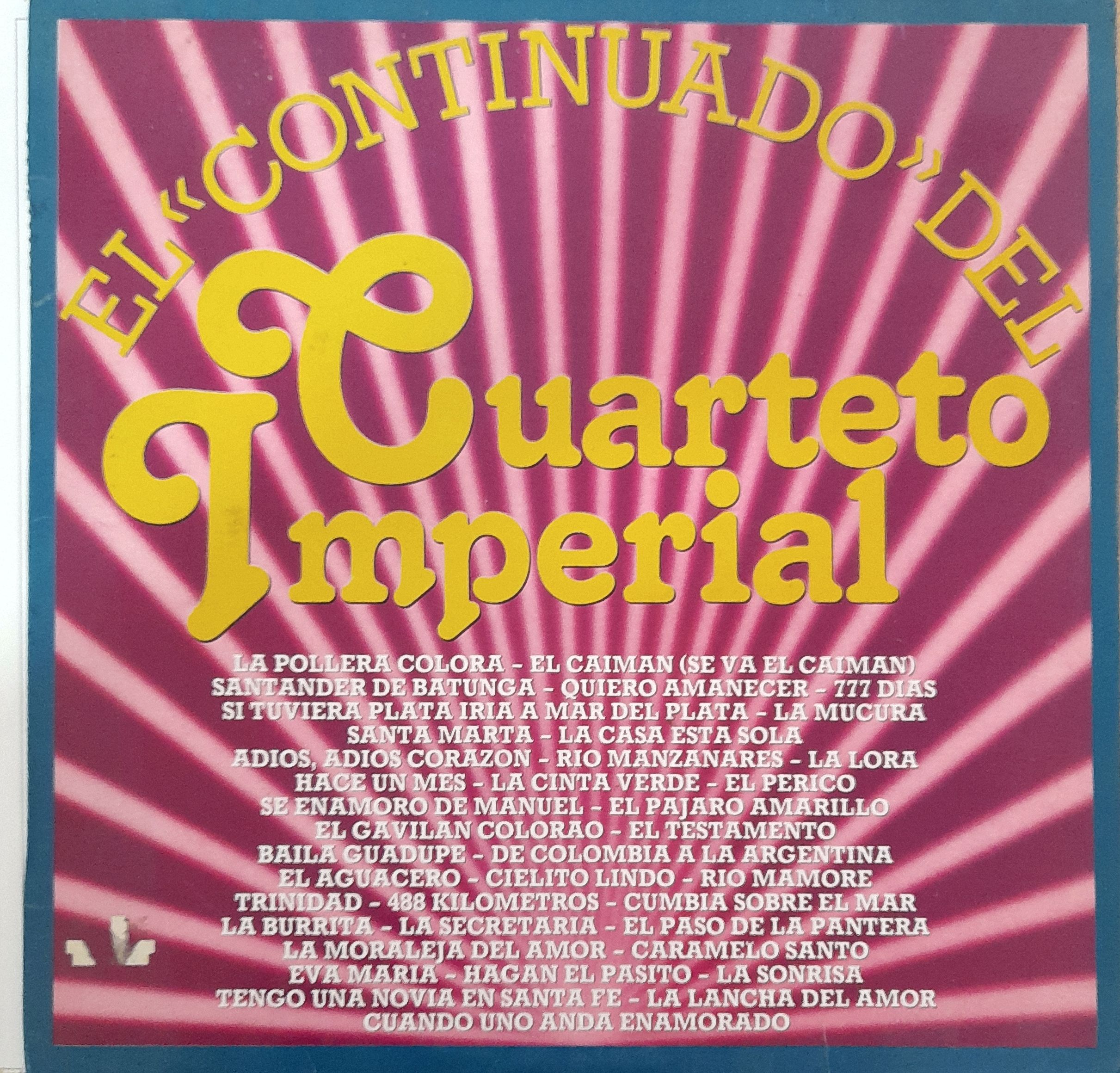 El Continuado del Cuarteto Imperial. 12" EP