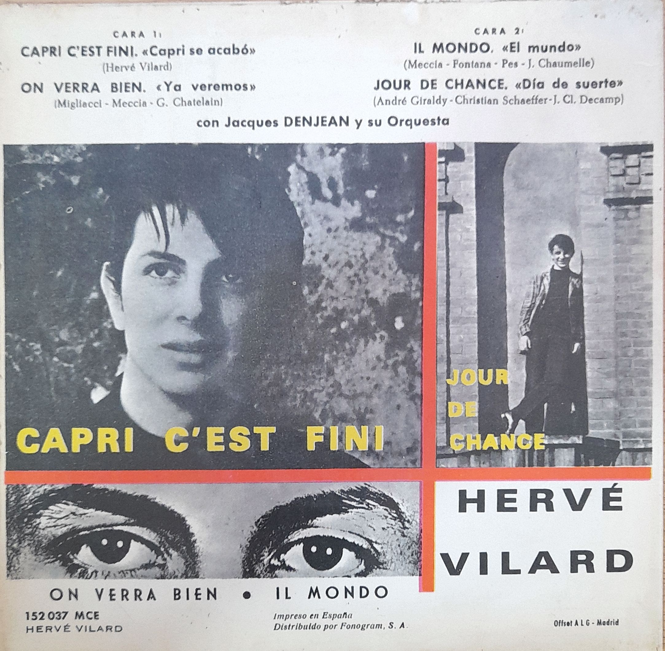 Capri C’est Fini. 12" LP - Imagen 2