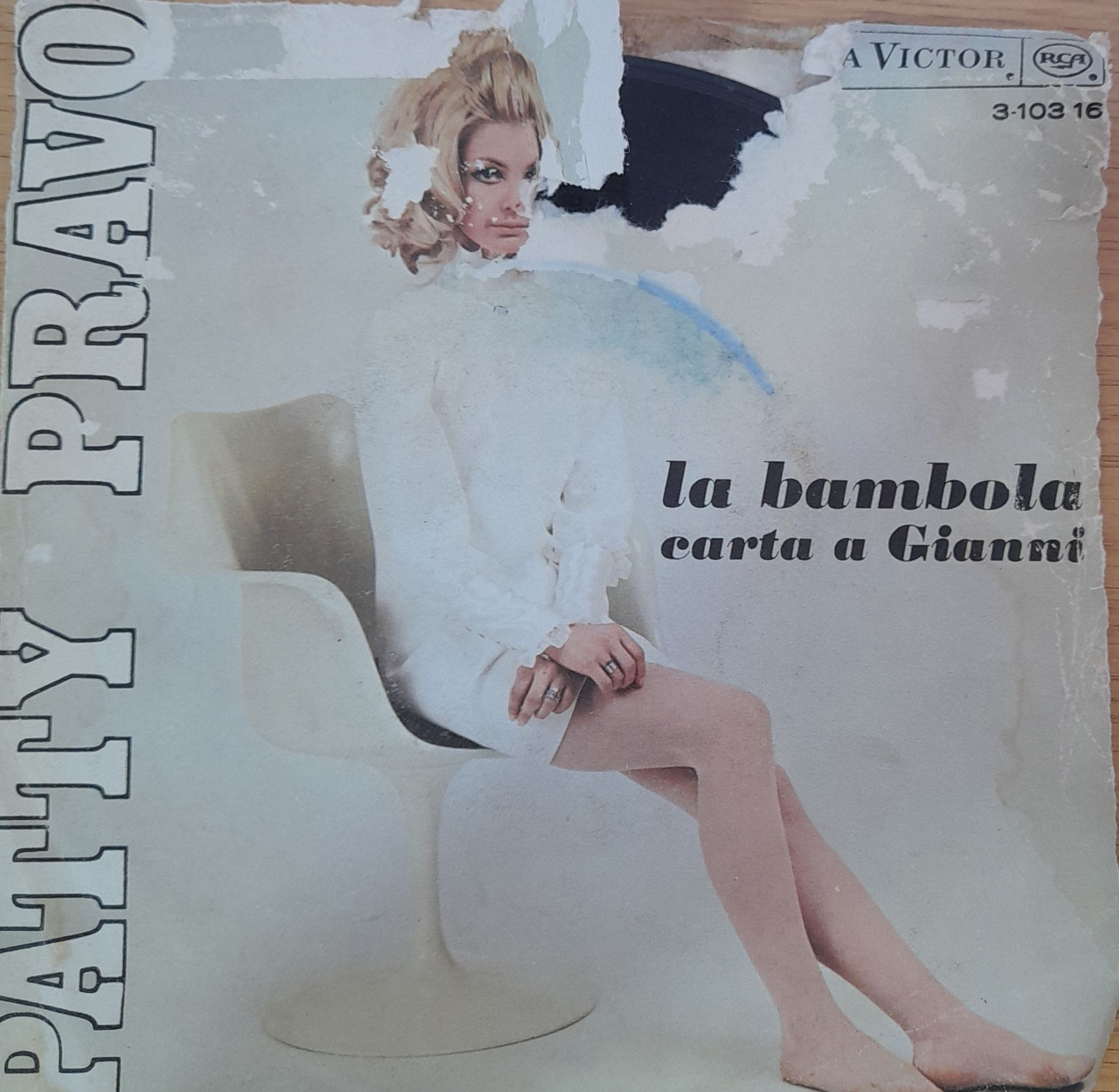 La Bambola / Carta a Gianni. 7" EP - Imagen 2