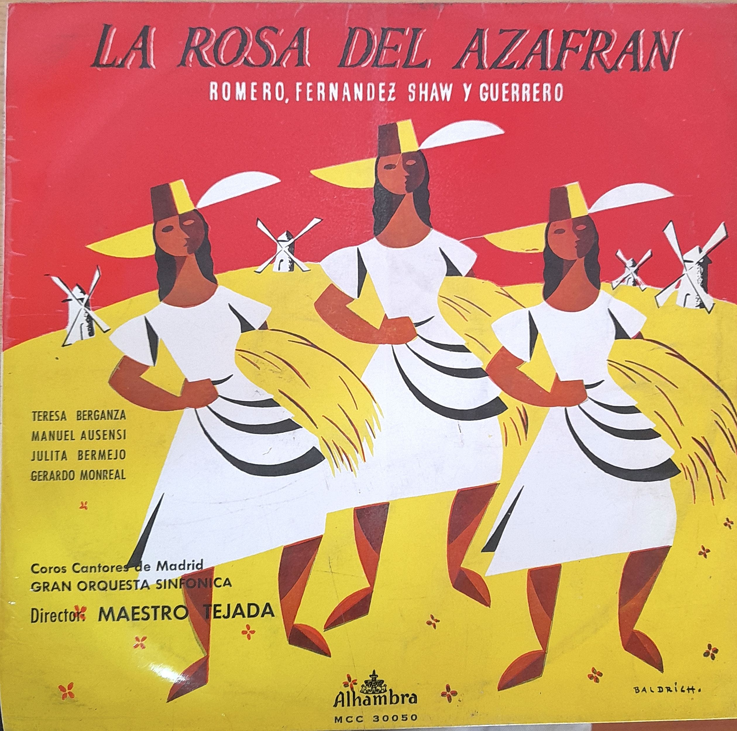 La Rosa del Azafrán. 12" LP
