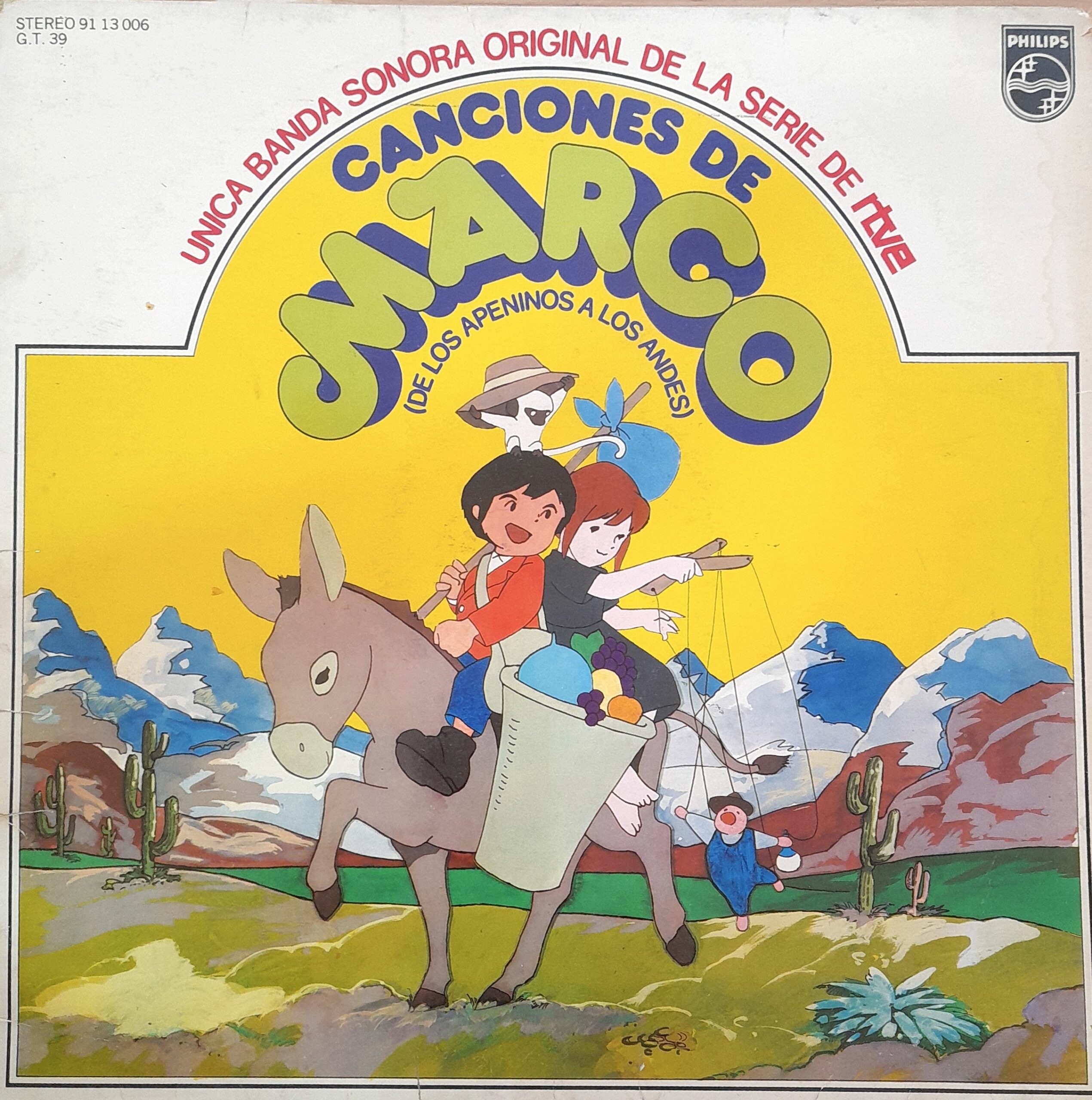 Canciones de Marco. 12" LP