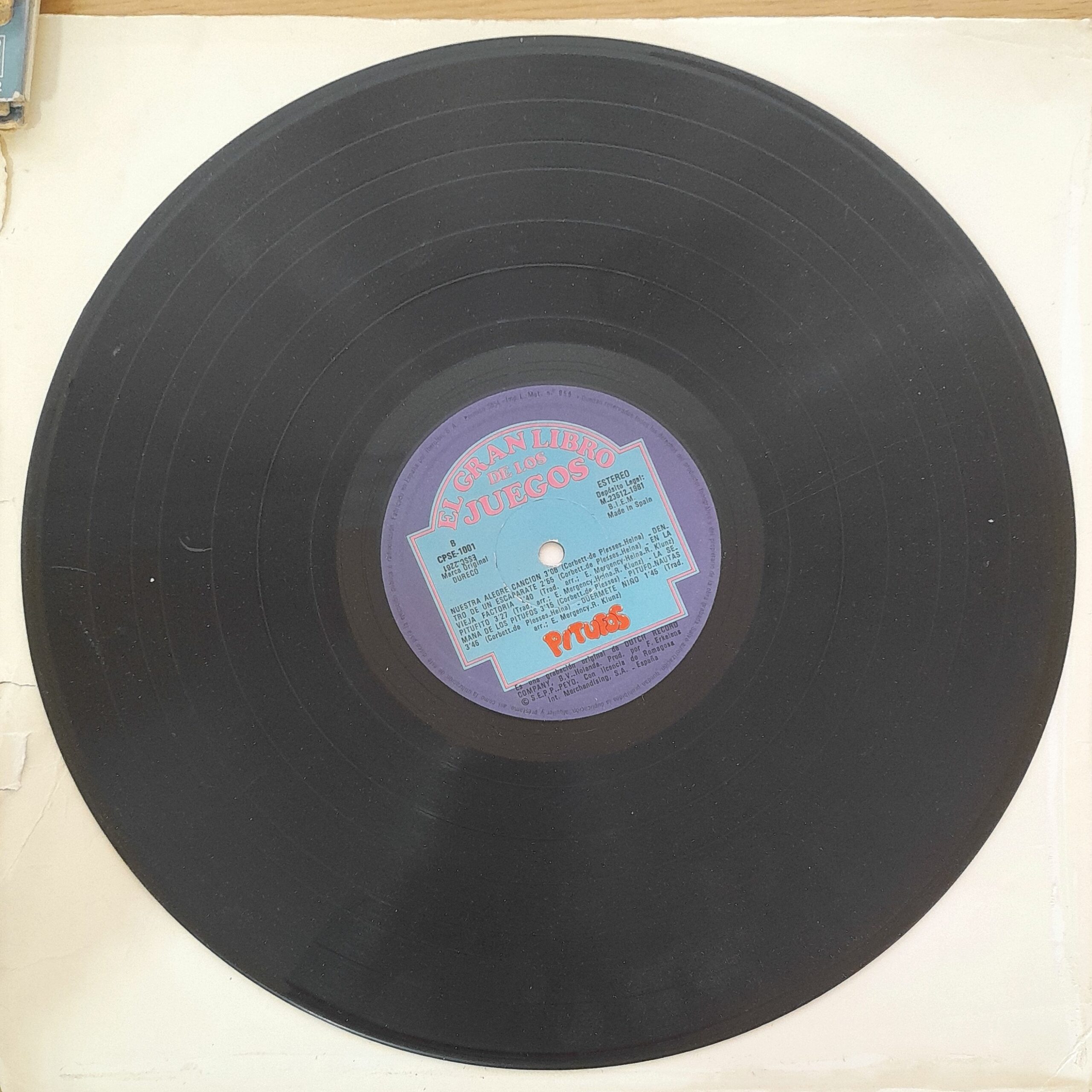 El Gran Libro de los Juegos – Los Pitufos. 12" LP - Imagen 2