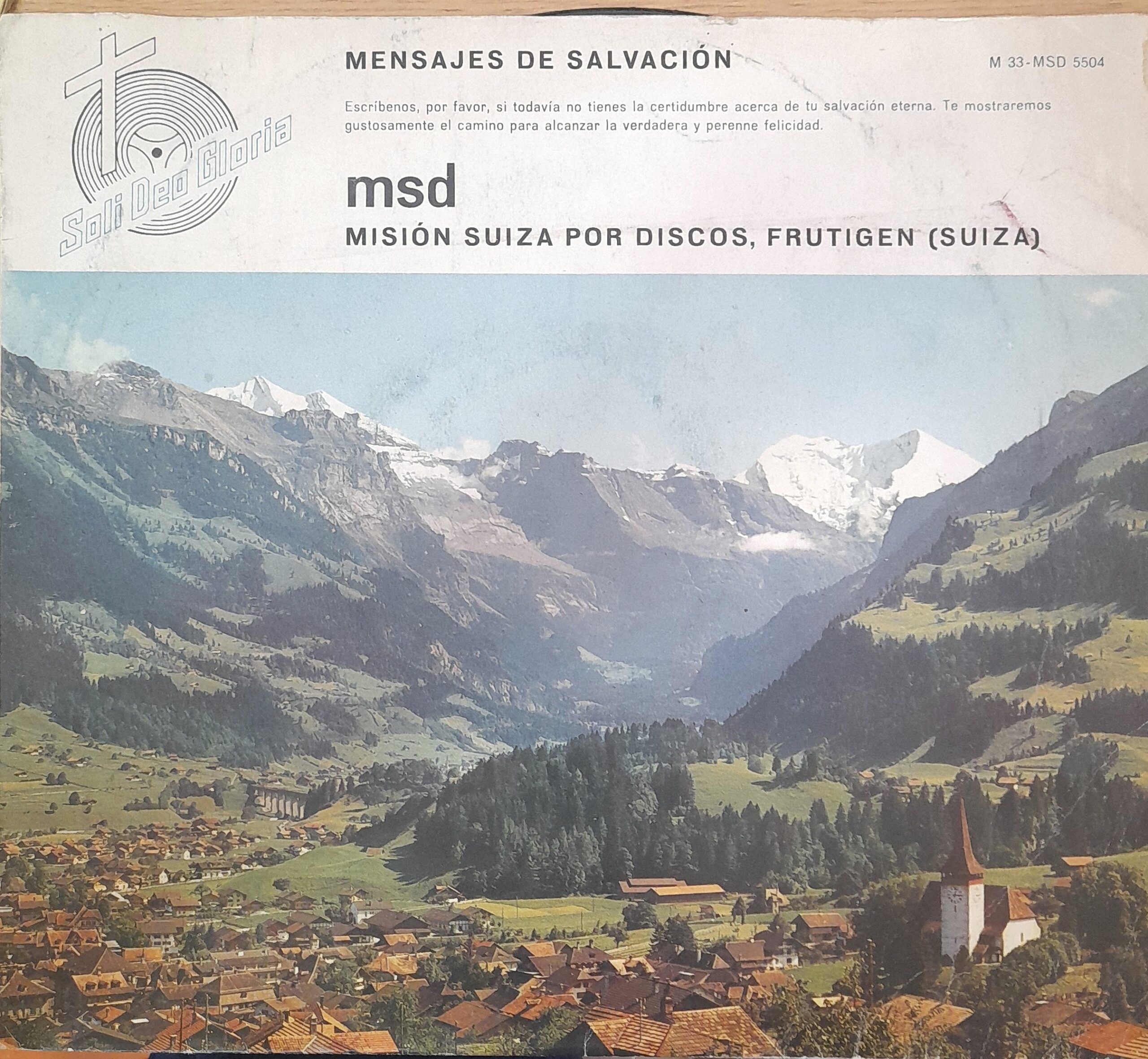 Mensajes de Salvación. 12" LP