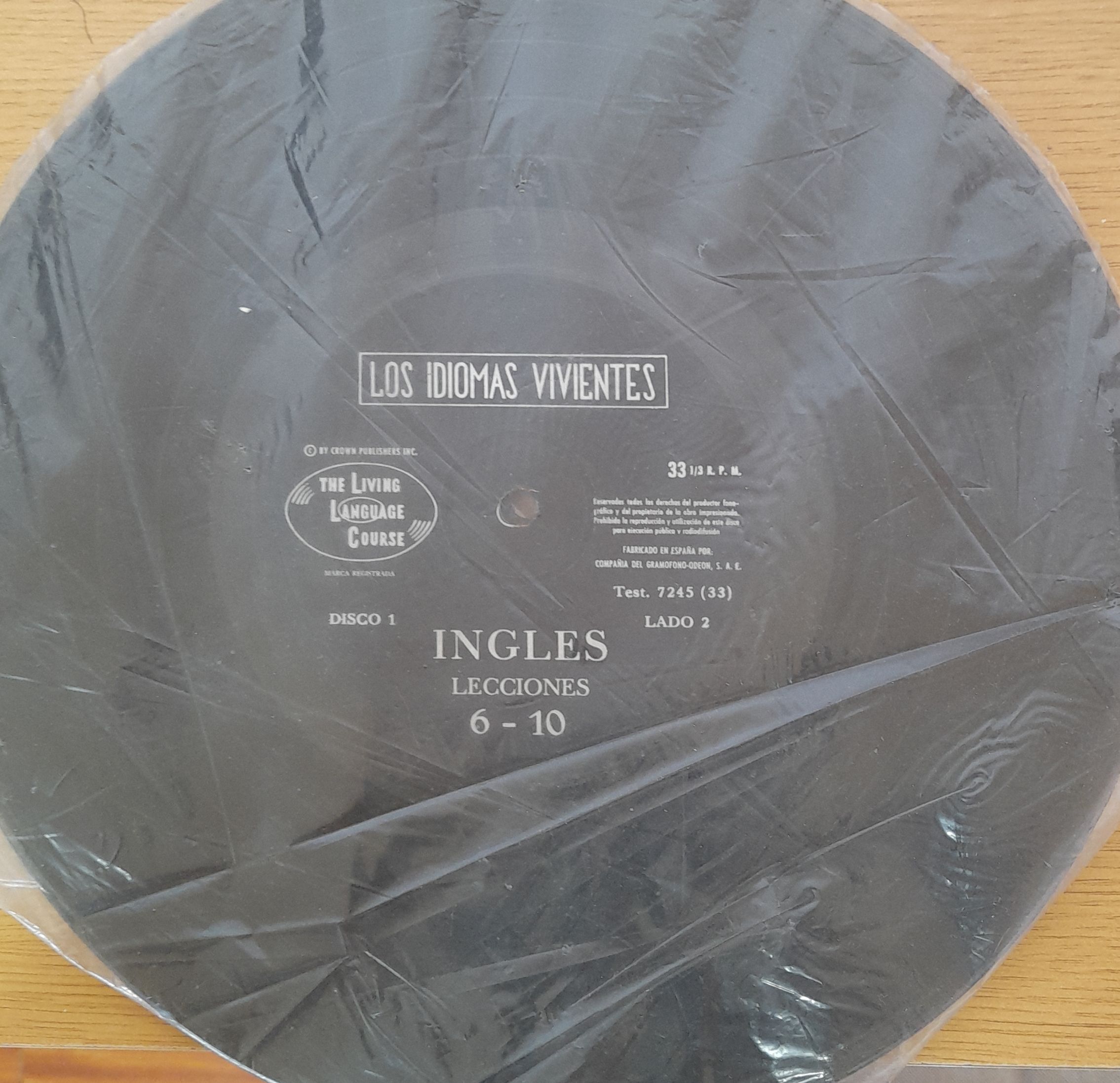 Los Idiomas Vivientes. 7" EP